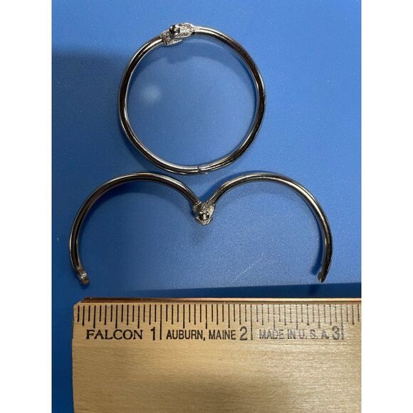 Curtain rings 2 packs of shower curtain, key ring, binder, etc. NEW - Picture 4 of 11